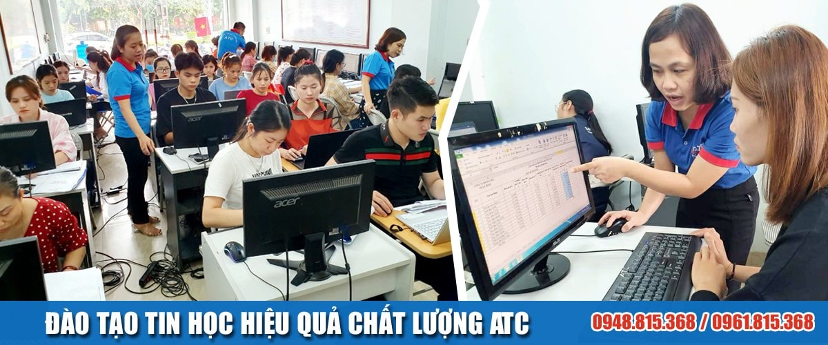 Học tin học văn phòng tại Thanh Hóa Hướng dẫn vẽ mũi tên thẳng, mũi tên 2 chiều Mũi tên thẳng, mũi tên cong,... cơ bản trong Word