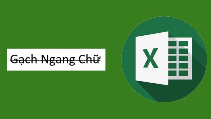 Trung tâm tin học văn phòng tại Thanh Hóa Cách gạch ngang chữ trong Excel đơn giản Cách bỏ gạch chân Excel