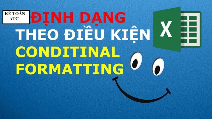 Khoa tin hoc o Thanh Hoa Định dạng có điều kiện là một trong những chức năng tuyệt vời của excel.Giúp cho bảng tính của mình được rõ ràng