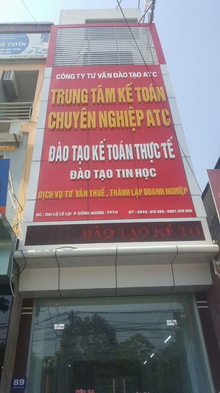 học kế toán tại thanh hóa Nằm trên con phố ĐẸP NHẤT, là 1 Trung tâm Kế toán có THƯƠNG HIỆU ĐẸP. Học viên, Khách hàng Doanh nghiệp TRUYỀN TAI