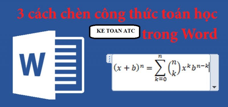 Trung tâm tin học ở Thanh hóa Bạn từng gặp khó khăn trong việc viết công thức trong file word?Hôm nay trung tâm ATC sẽ hướng dẫn bạn cách để