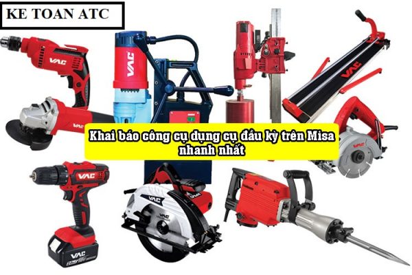 Hoc ke toan thue tai thanh hoa Bảng phân bổ công cụ dụng cụ là bảng thẻ hiện các yếu tố như số lượng, ngày ghi tăng, giá trị còn lại.