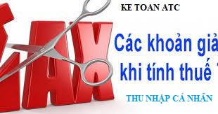 trung tâm đào tạo kế toán ở thanh hóa Khi tính thuế TNCN người lao động cũng như người sử dụng lao động cần nắm bắt rõ các khoản