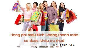 đào tạo kế toán thực tế tại thanh hóa Hàng phi mậu dịch không thanh toán được nhập khẩu từ nước ngoài không dùng để kinh doanh mà làm quà