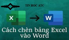 Trung tam dao tao tin hoc o Thanh Hoa Tin học ATC xin giới thiệu bạn 4 cách chèn bảng excel vào word đơn giản và chi tiết trong bài viết