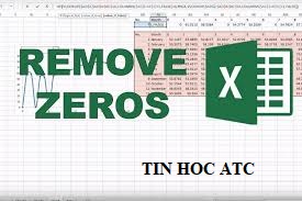 Trung tam dao tao tin hoc tai Thanh Hoa Bạn muốn ẩn số 0 trong excel? Để bảng tính được đẹp và không bị rối? Hãy thử 4 cách sau nhé!