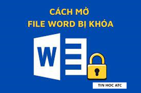 Hoc tin hoc cap toc tai thanh hoa File word bị khóa không in được thì phải làm sao? Bài viết sau đây tin học ATC xin chia sẽ cách sửa