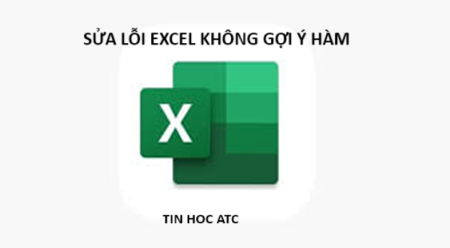 Học tin học tại thanh hóa Làm thế nào nếu excel không gợi ý hàm? Bạn đừng lo lắng nhé! Tin học ATC xin chía sẽ cho bạn cách làm sau nhé!