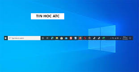 Học tin học ở thanh hóa Bạn đang gặp tình trạng thanh taskbar không ẩn khi fullscreen, tin học ATC xin mách bạn cách làm sau: