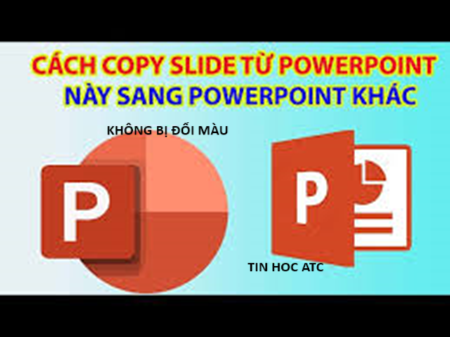 Học tin học tại thanh hóa Bạn đang gặp vấn đề khi copy slide thì slide bị đổi màu? Tin học ATC xin chia sẽ cách khắc phục lỗi trong bài
