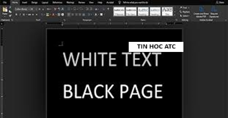 Lớp tin học văn phòng ở Thanh Hóa Word bị nền đen chữ trắng thì phải làm sao? Tin học ATC xin chia sẽ cách sửa tình huống này nhé!