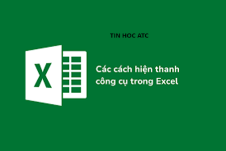 Học tin học tại thanh hóa Nếu bạn đang băn khoăn và đau đầu vì bị ẩn thanh công cụ? Tin học ATC có giải pháp dành cho bạn đây:Thanh công