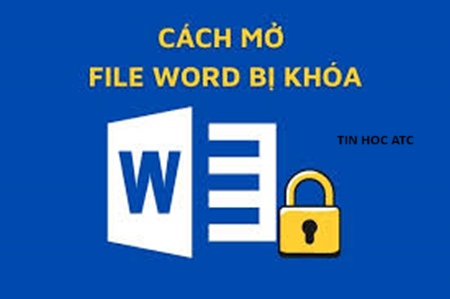 Hoc tin hoc thuc hanh tai thanh hoa Để tăng độ bảo mật cho file word, bạn cần biết cách đặt mật khẩu cho file.Nhưng nếu bạn lỡ