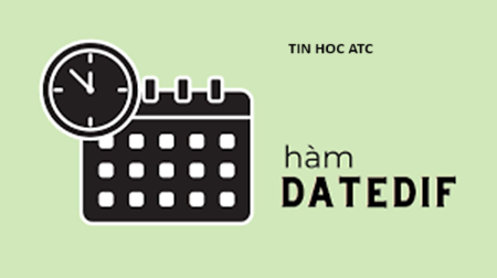 Học tin học tại thanh hóa Bạn đã biết đến hàm datedif trong excel? Nhưng máy tính của bạn lại không sử dụng được hàm này? Mời bạn tham khảo