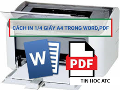 Hoc tin hoc thuc hanh tai thanh hoa Làm thế nào để in ¼ giấy in A4, bạn hãy thử làm theo cách sau đây nhé!Đối với wordCách in 1/4 giấy A4 hay