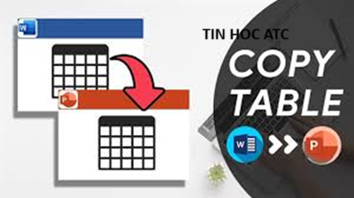 Hoc tin hoc van phong tai Thanh Hoa Muốn sao chép bảng từ word sang powerpoint, bạn hãy thử làm theo cách sau nhé!Bước 1: