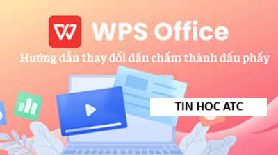Học tin học tại thanh hóa Bài viết hôm nay tin học ATC sẽ hướng dẫn bạn cách đổi dấu ngăn cách hàng nghìn từ dấu chấm sang dấu phẩy và