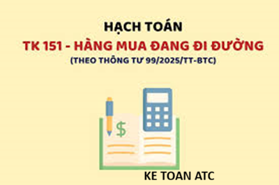 Hoc ke toan cap toc o thanh hoa Tài khoản 151 – Hàng mua đang đi đường được sử dụng để phản ánh giá trị hàng