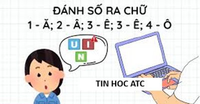 Hoc tin hoc thuc hanh tai thanh hoa Bạn đang gặp tình trạng gõ số trong Word nhưng lại hiển thị thành chữ như “1 ra ă”, “2 ra â”, “3