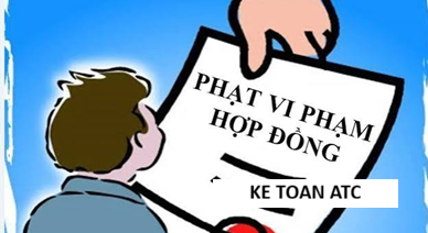 Học kế toán thực tế ở thanh hóa Trong hoạt động kinh doanh, việc phát sinh các khoản tiền phạt vi phạm hợp đồng kinh tế (do giao hàng